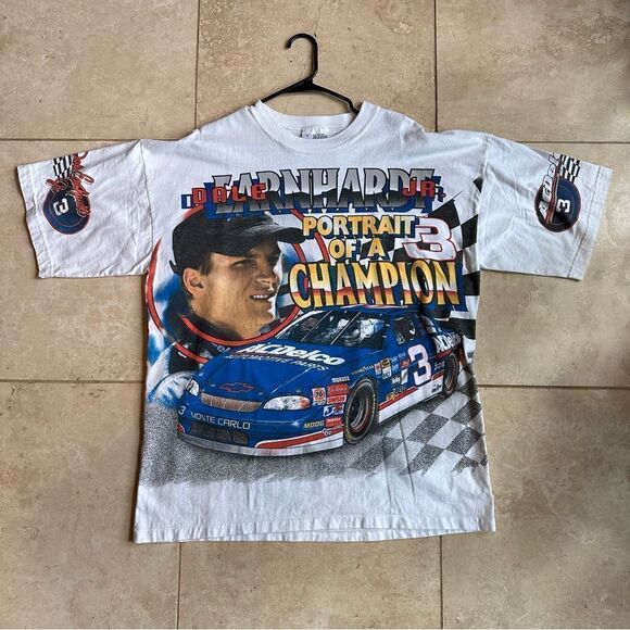 Vintage NASCAR AOP Dale Earnhardt t-shirt - Picture 1 of 3